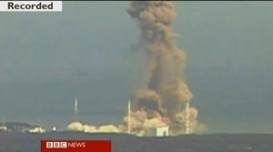 Fukushima reaktor 3. Källa: BBC News